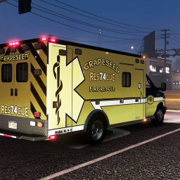 TEXTURE - GRAPESEED FIRE DEPARTMENT AMBULANCE SKINS | Modification Universe