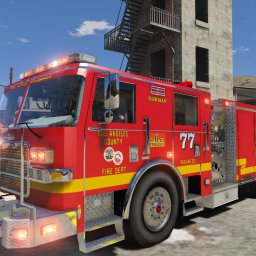 La County Fire Engine 77