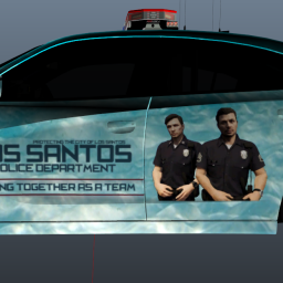 Ocean Themed Los Santos Police Department Texture Pack