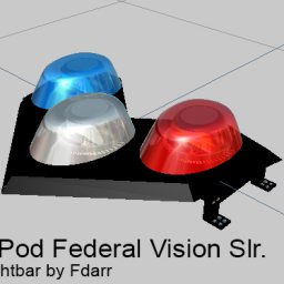 3 Pod Federal Vision Slr lightbar