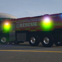 Dublin Airport Fire & Rescue Service Rosenbauer Panther Texture