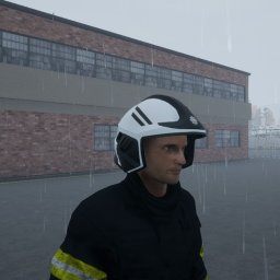 Merseyside Fire and Rescue Service Helmet Textures