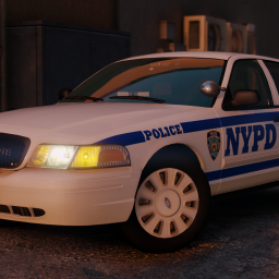 New York Police Department Slicktop Highway Patrol CVPI