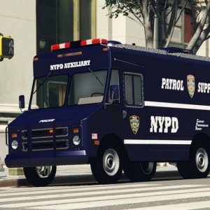 NYPD Patrol Support Auxiliary - Step van