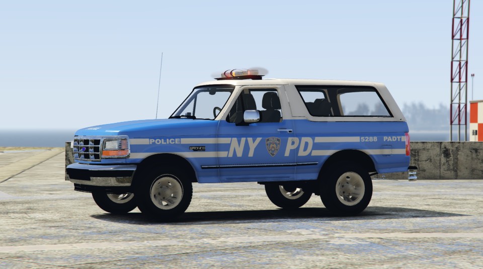 NYPD Ford Bronco